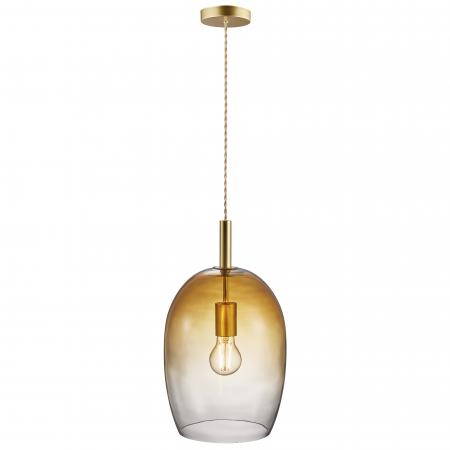 Nordlux Uma 23 Pendelleuchte Bernstein mit mundgeblasenem Glasschirm